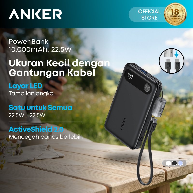 Foto Anker Anker Mini Powerbank 10.000 mAh Fast Charging 22,5W PD