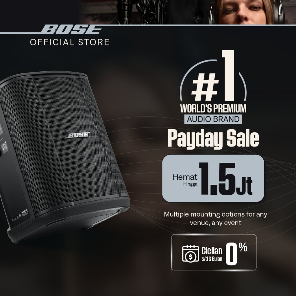 Foto Bose Bose S1 Pro+ Portable Bluetooth Wireless Karaoke Party