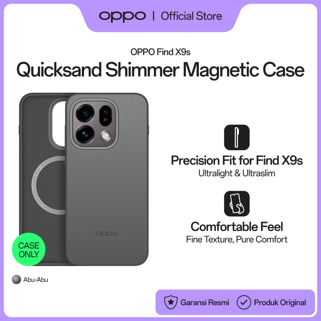 Foto OPPO Quicksand Shimmer Magnetic Case OPPO Find X9s [Ultralight