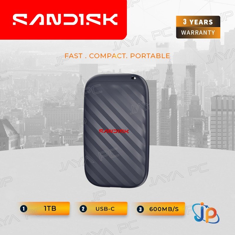 Foto Sandisk Sandisk SSD External Portable Drive E10 1TB USB C 3.2