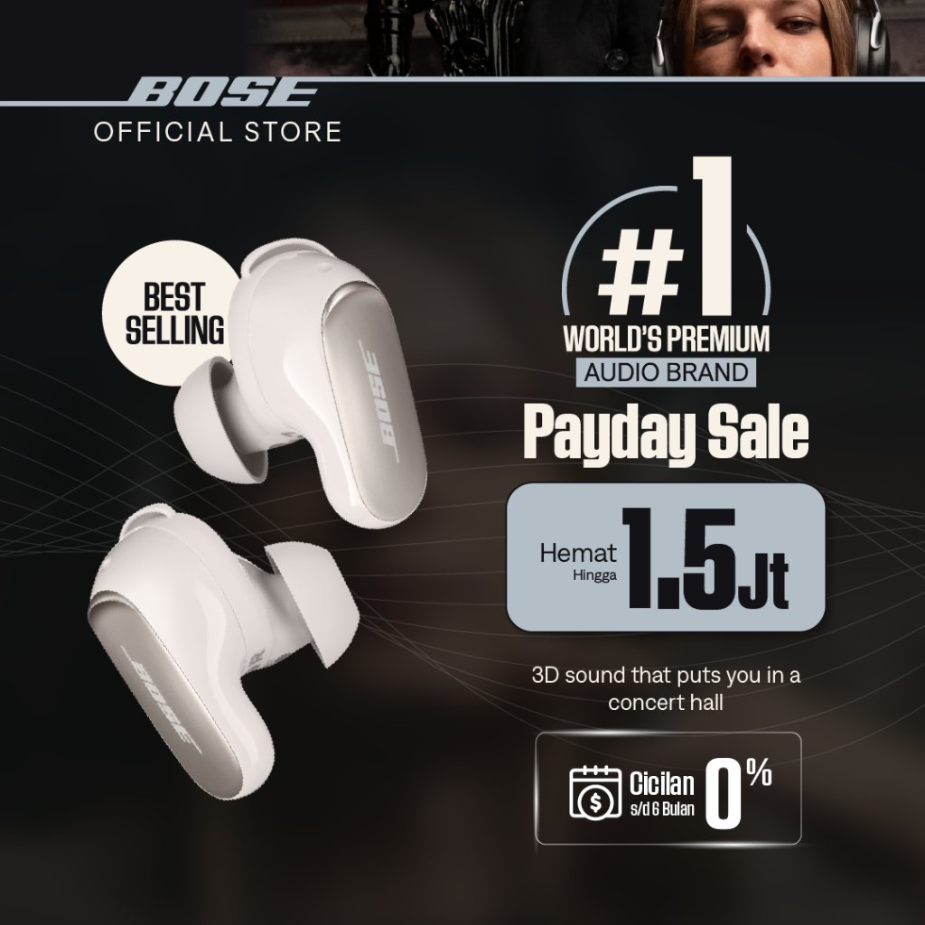 Foto Bose Bose QuietComfort Ultra Earbuds 2nd Gen ANC Noise