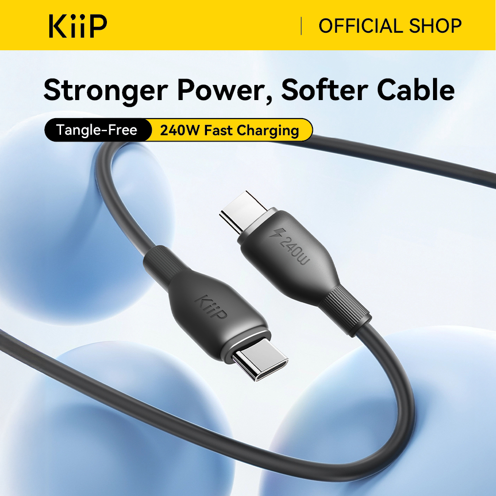 Foto Kiip KiiP Cable Fast Charging Kabel Type-C IP/C To C Up To 240W