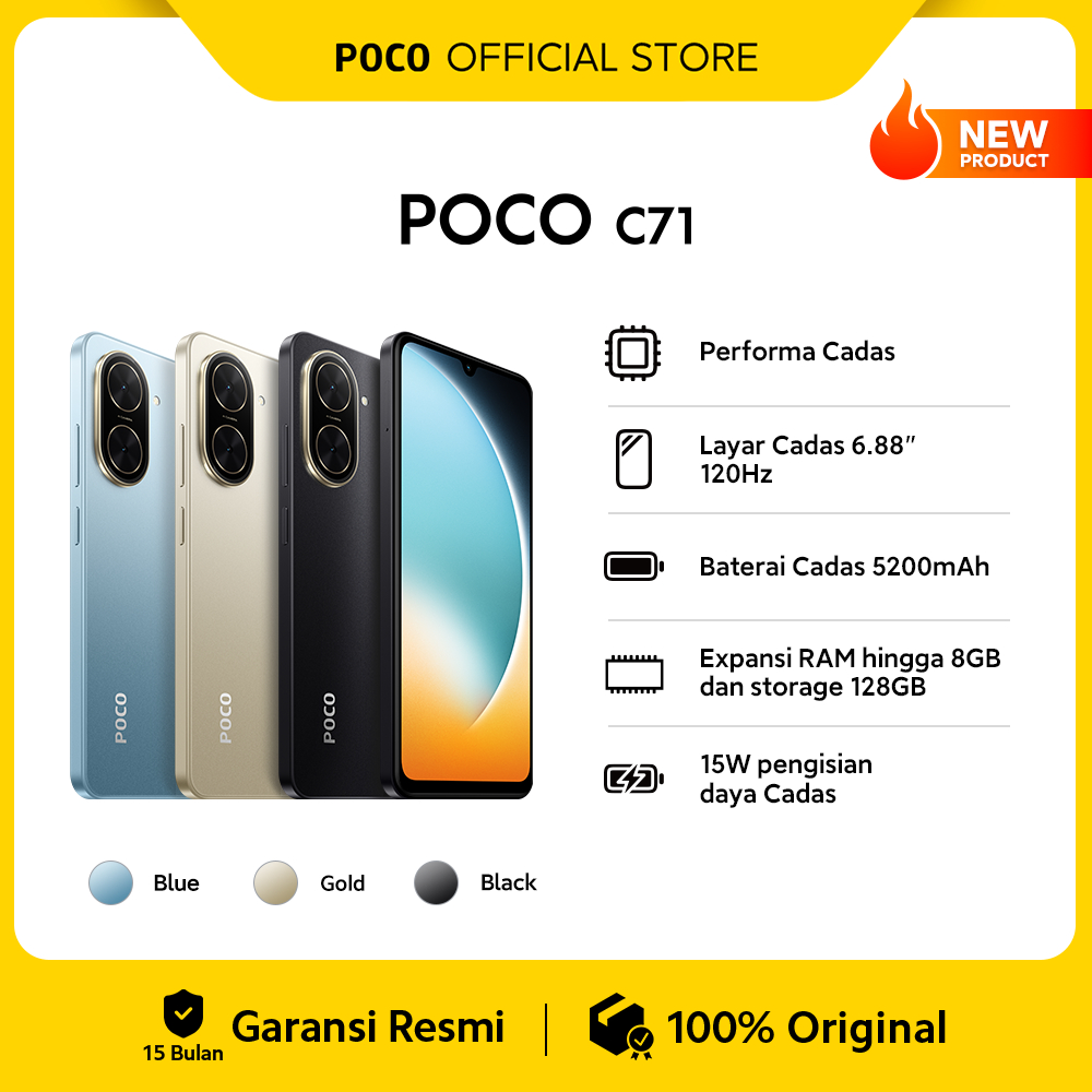 Foto POCO POCO C71 (4+4GB/128GB) Performa Cadas