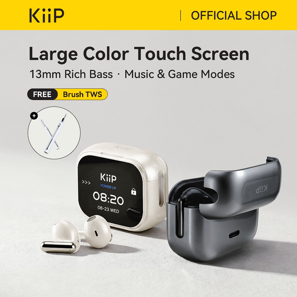 Foto Kiip KiiP DTS29 TWS Bluetooth Headset Earphone BT 6.0 Large
