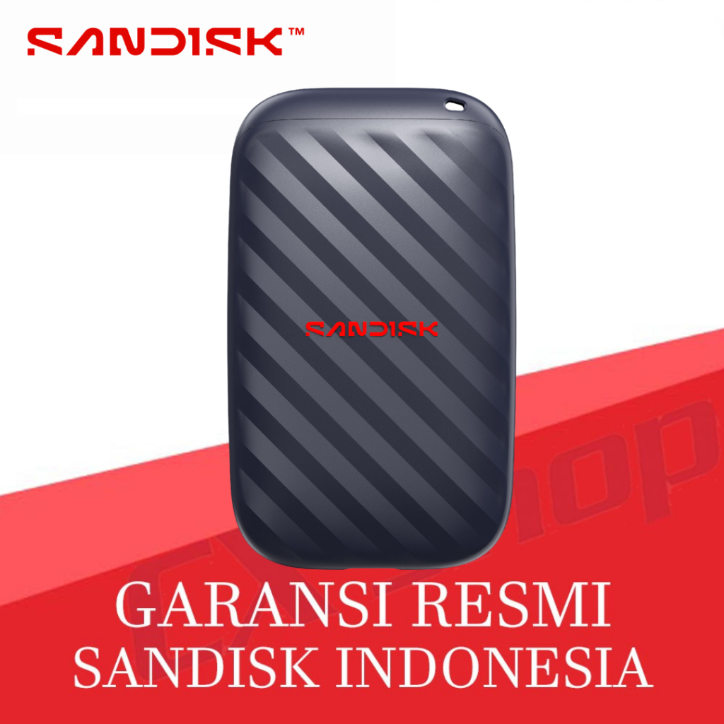 Foto Sandisk SANDISK Portable Drive SSD E10 500GB (toko CX)