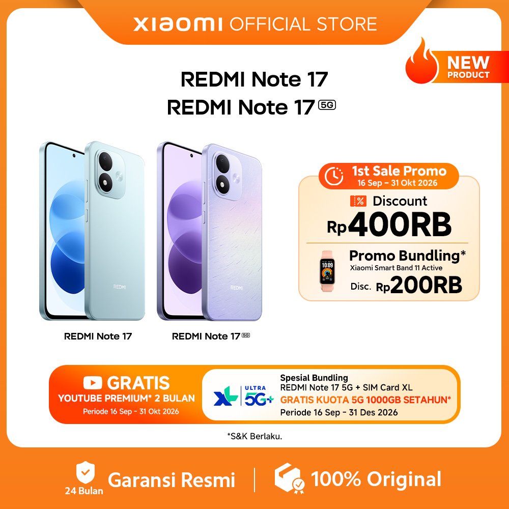 Foto Xiaomi Xiaomi REDMI Note 17 (6GB+128GB) (6GB+256GB)