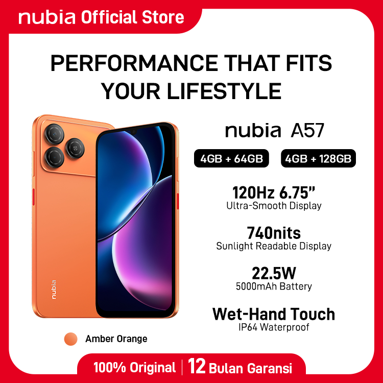 Foto Nubia nubia A57 RAM 12GB (4GB+8GB) ROM 128GB