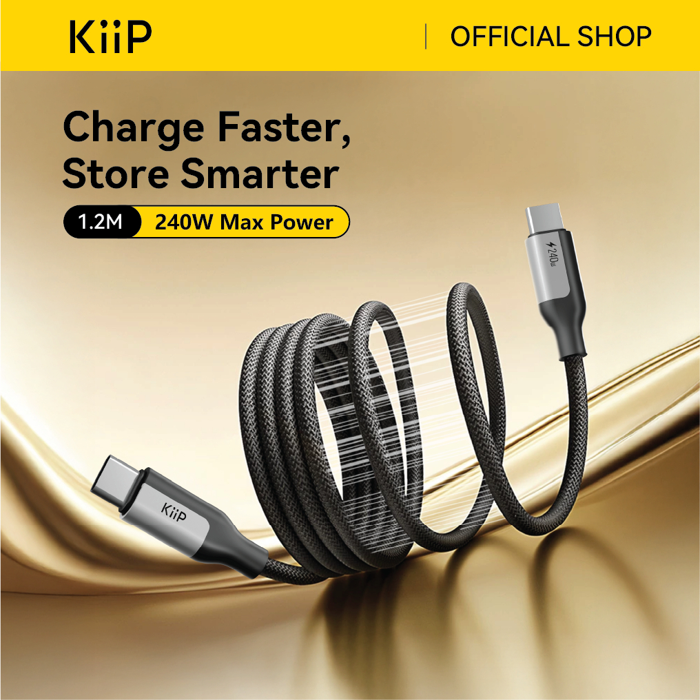 Foto Kiip KiiP Magnetic Cable CMC120 Fast Charging Kabel Data Type-C