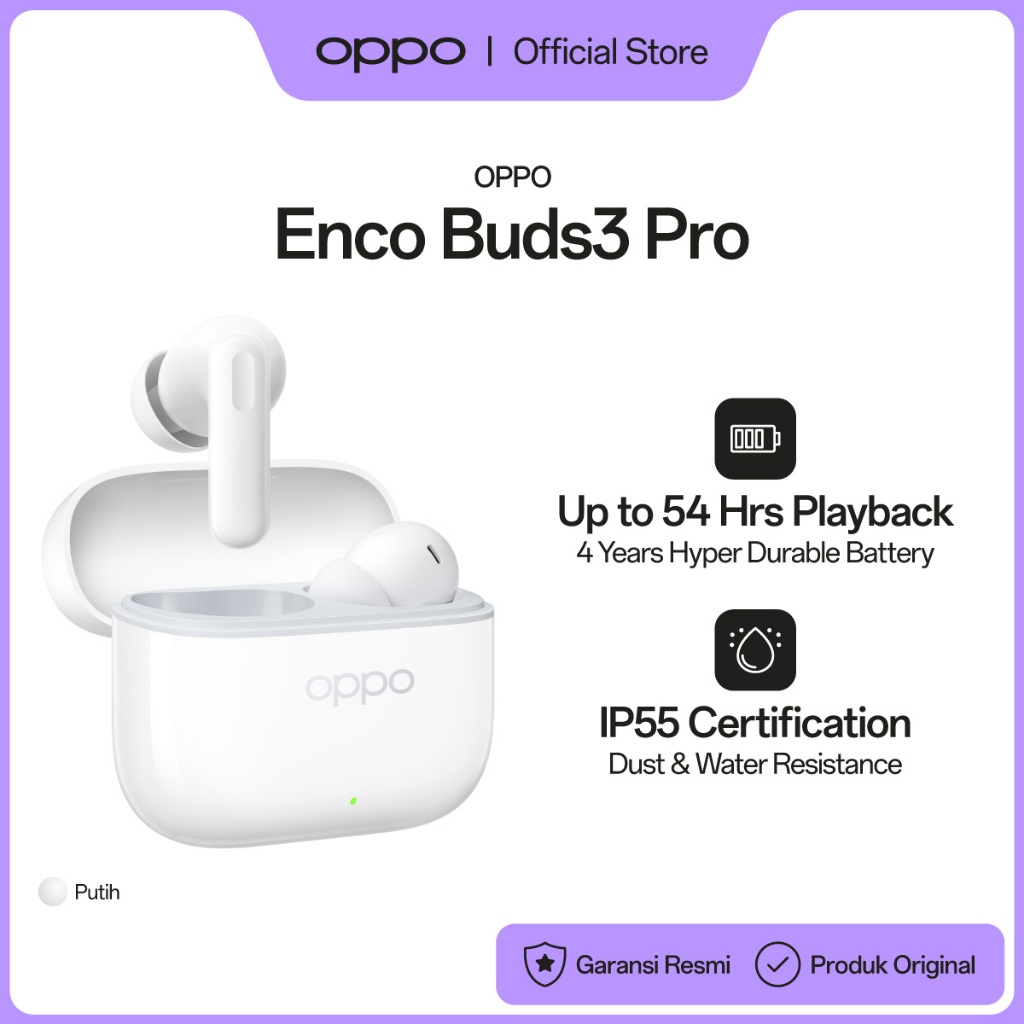 Foto OPPO OPPO Enco Buds3 Pro True Wireless Earbuds [up to 54 hours