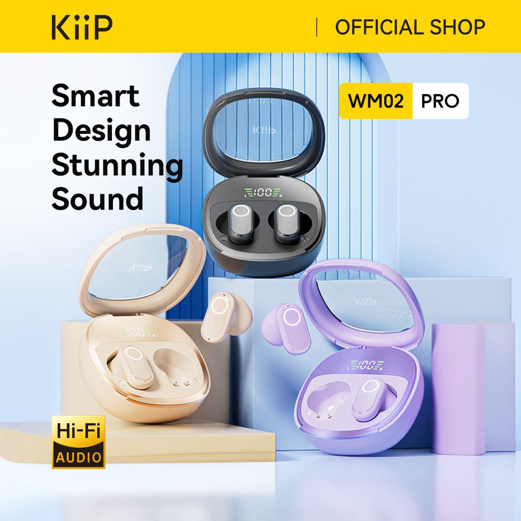 Foto Kiipwireless KiiP WM02 Pro TWS Headset Bluetooth Earphone Mini Earbuds