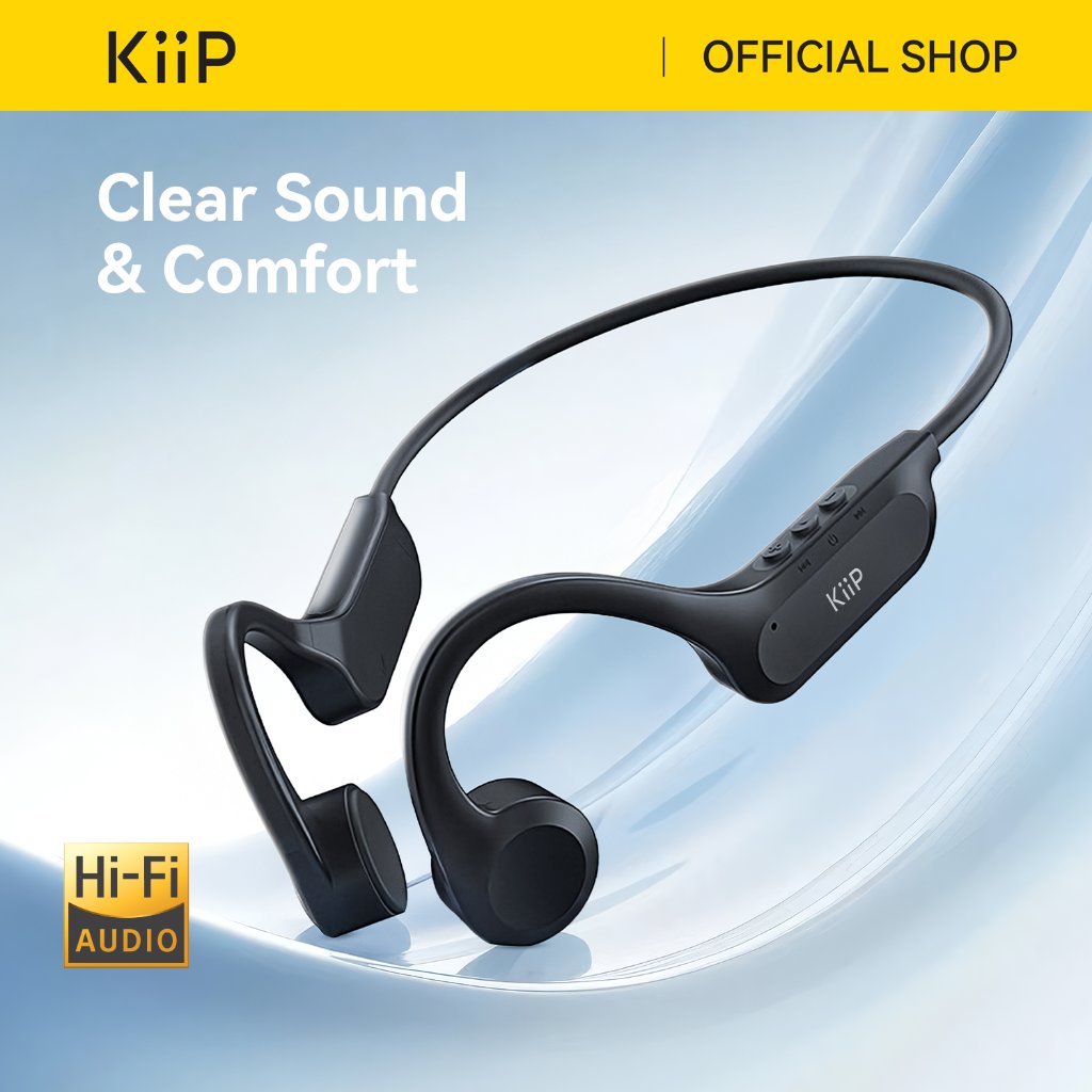 Foto Kiipwireless KiiP Wireless DTS10 Bluetooth Headphone Bone Conduction