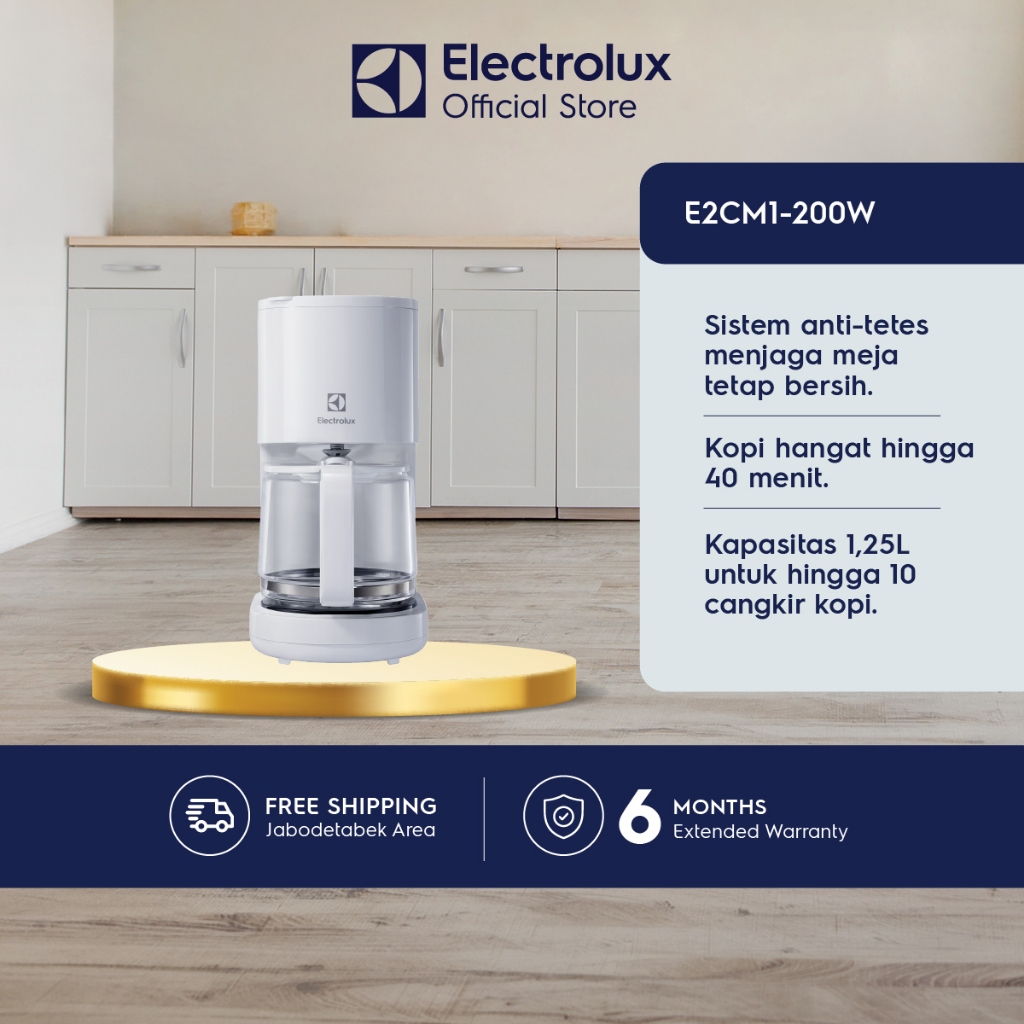 Foto Electrolux Electrolux Coffee Maker 1.25 liter Mesin kopi tetes 10