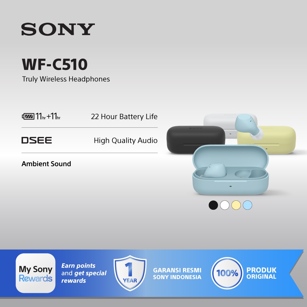 Foto Sony SONY WF-C510 Truly Wireless Earbuds with Multiple Connection