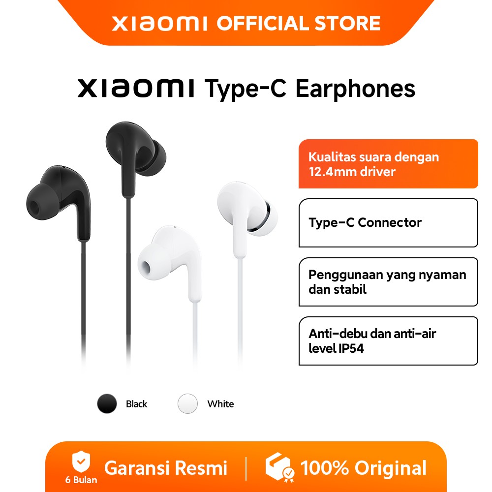 Foto Xiaomi Xiaomi Earphone Tipe-C
