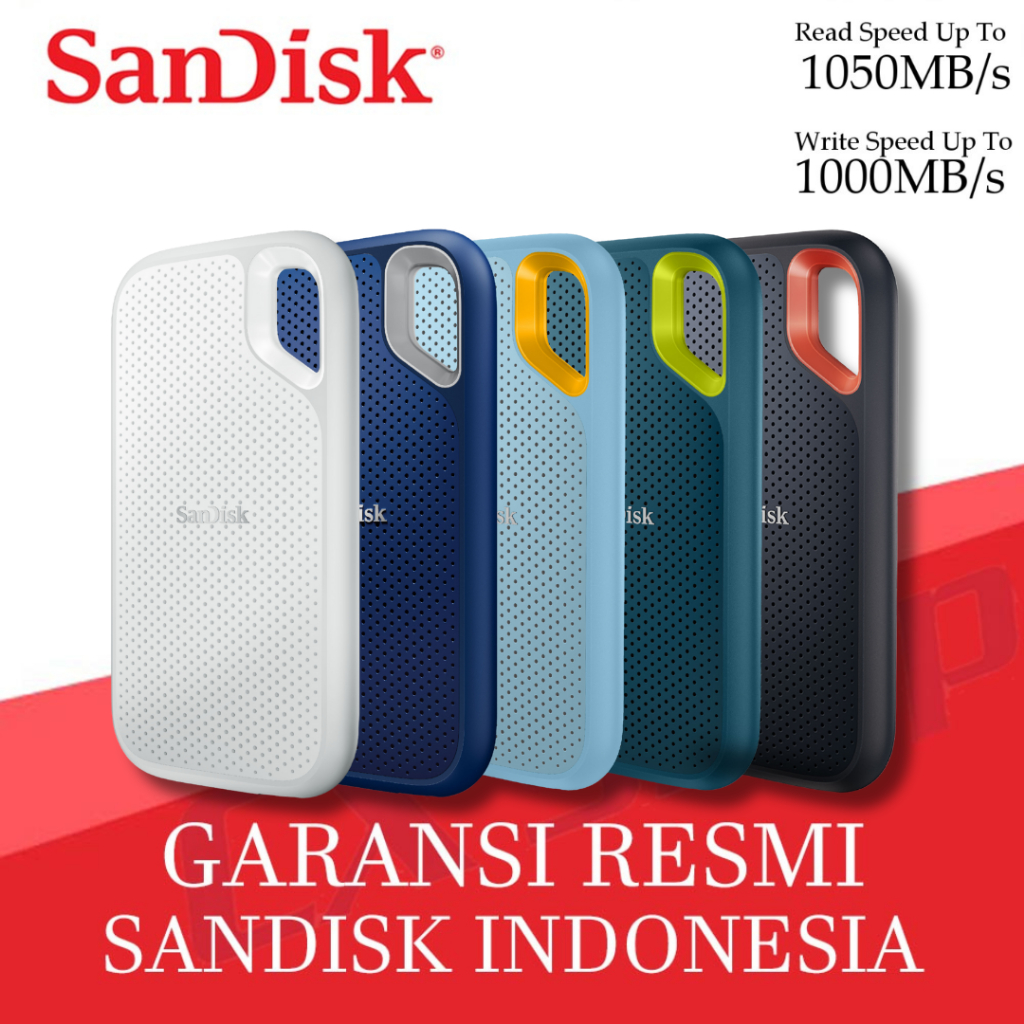 Foto Sandisk SANDISK Extreme Portable SSD E61 V2 1TB 2TB 4TB 1050MB/s