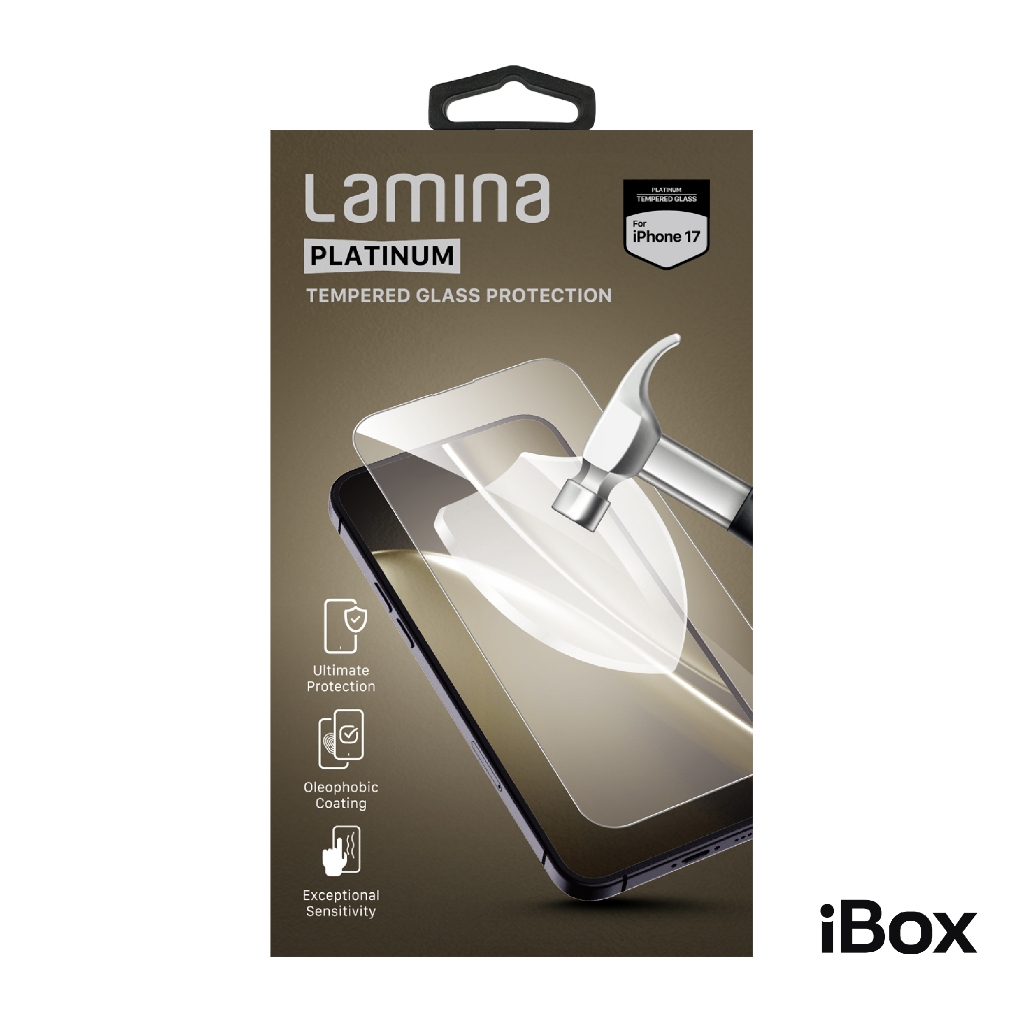 Foto Lamina Lamina Platinum Tempered Glass iPhone 17 Series