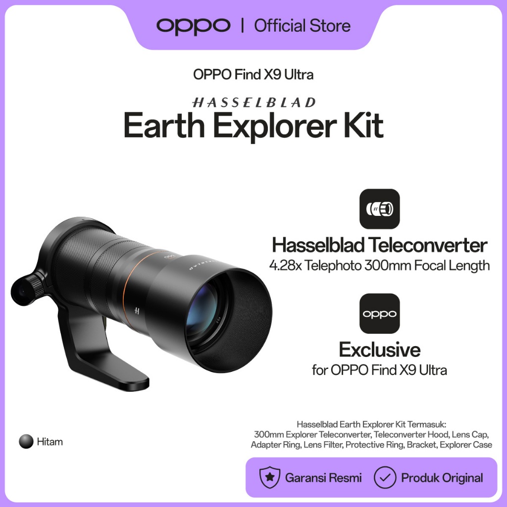 Foto OPPO OPPO Hasselblad Earth Explorer Kit For Find X9 Ultra