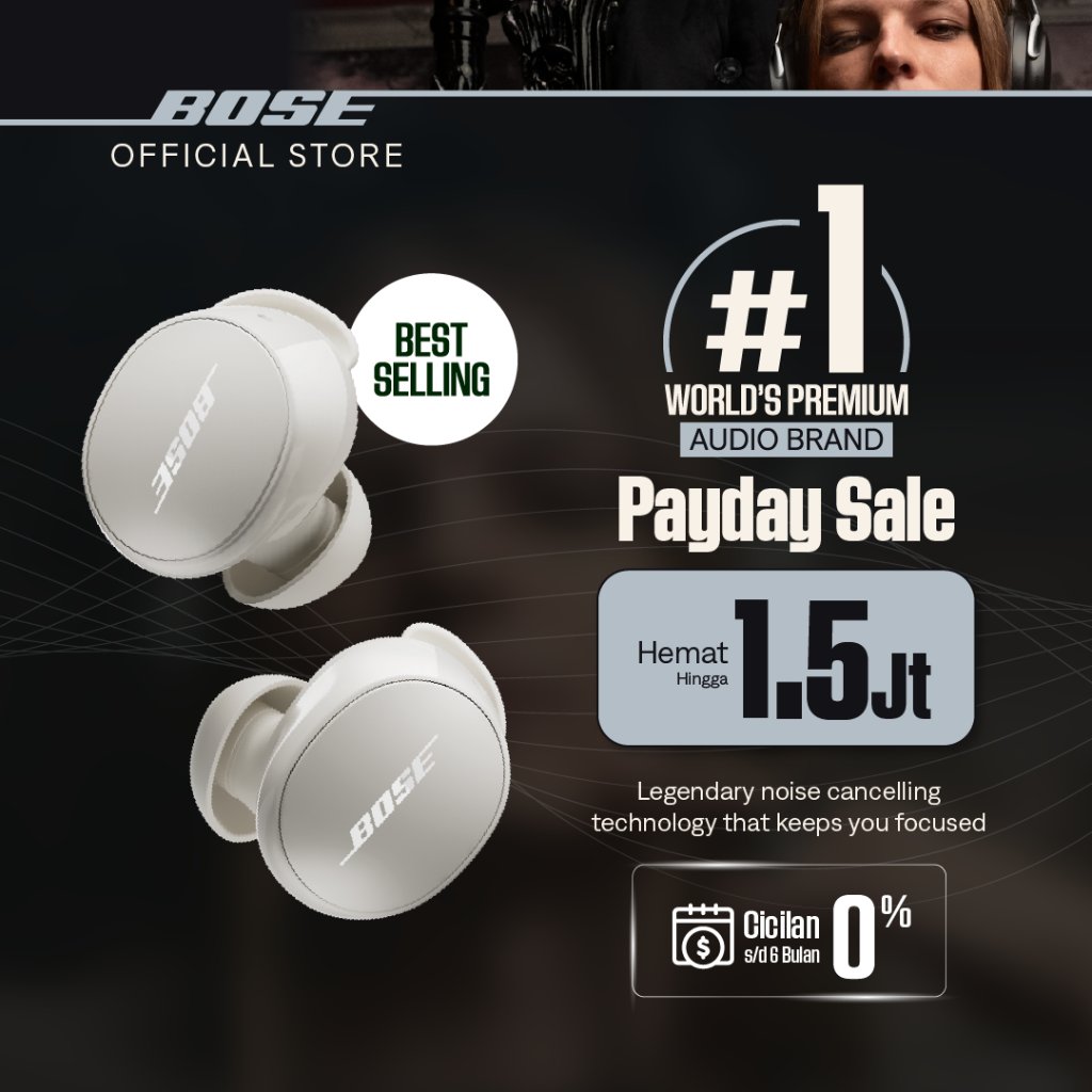 Foto Bose Bose QuietComfort Earbuds ANC Noise Cancelling TWS Earphone