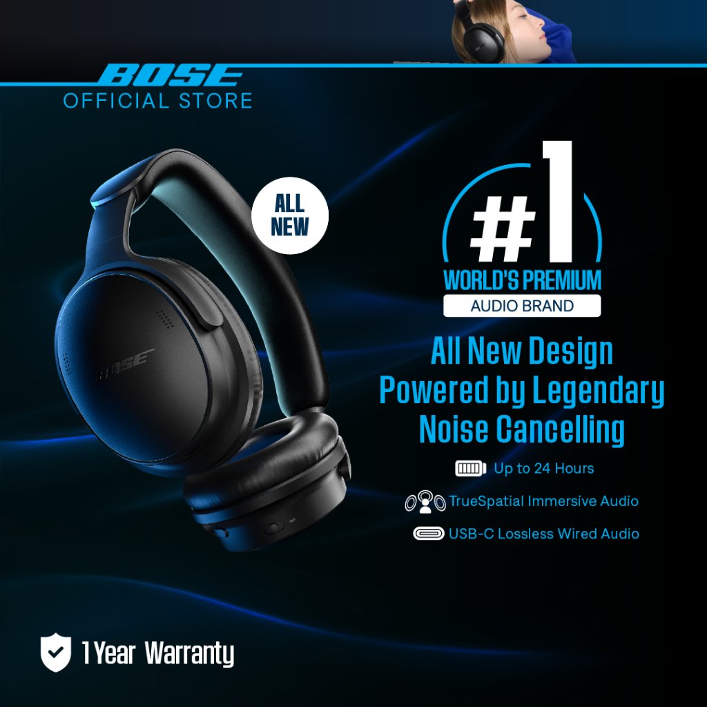 Foto Bose Bose QuietComfort Headphones ANC Noise Cancelling Headphone