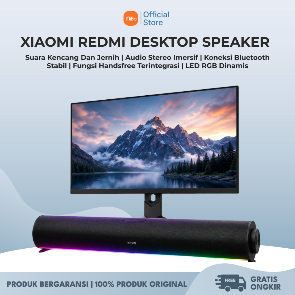 Foto Xiaomi Xiaomi Redmi Desktop Speaker Soundbar Bluetooth 5.3 25W RGB