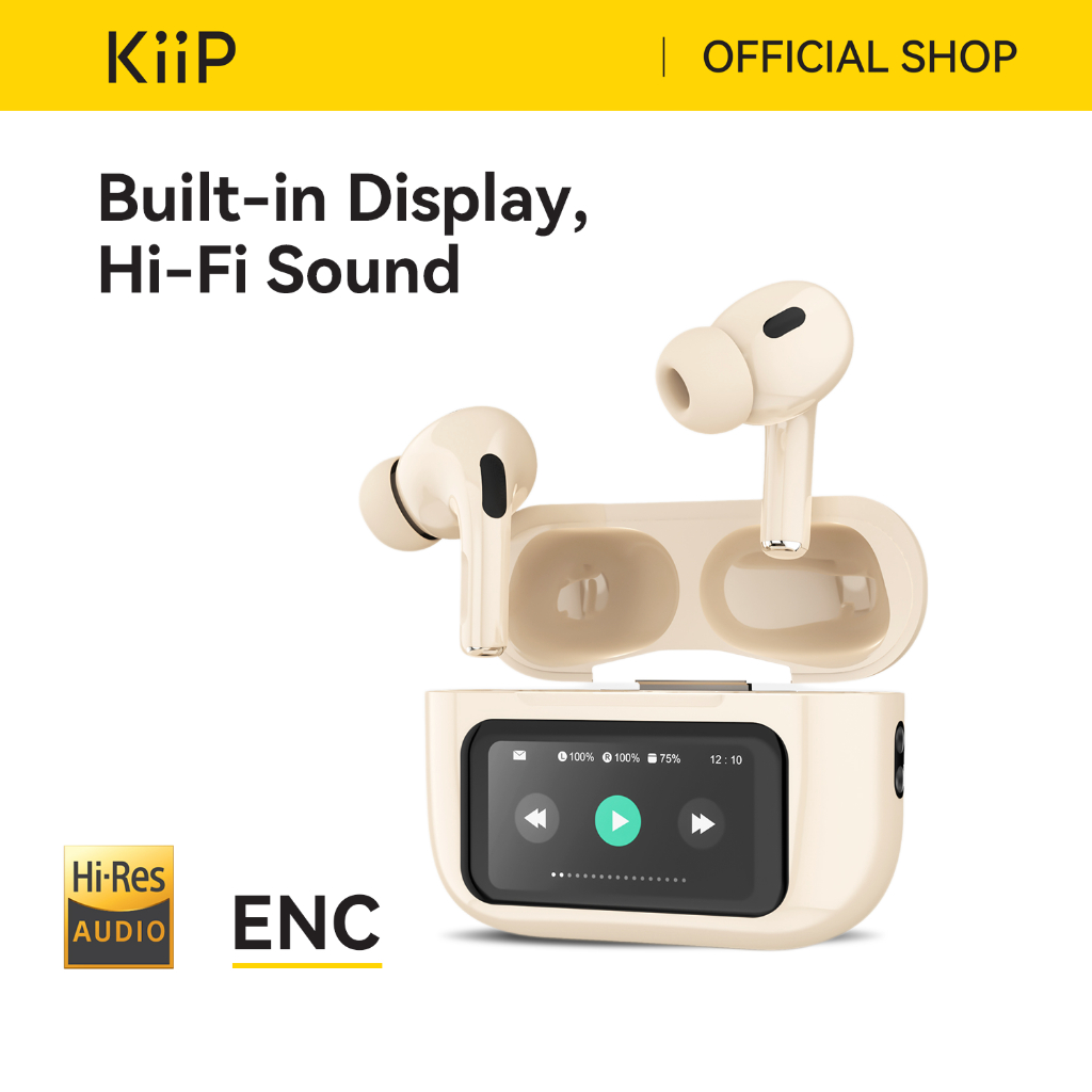 Foto KiiP KiiP DTS16 Tws ANC Headset Bluetooth 5.4 Earphone Smart