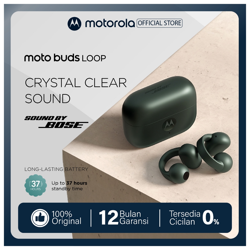 Foto Motorola Moto Buds Loop - Sound by BOSE - Big Driver 12mm x2