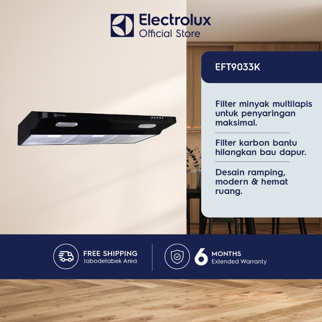 Foto Electrolux Electrolux Cooker Hood SLIM (EFT9033K)