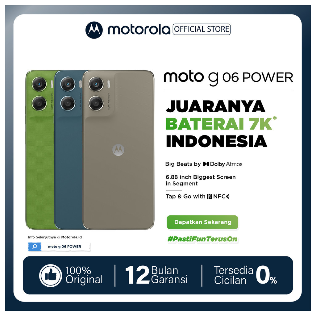 Foto Motorola Moto G06 - RAMBoost 12GB - 6.88" - 7000mAh - 50MP Pro Mode