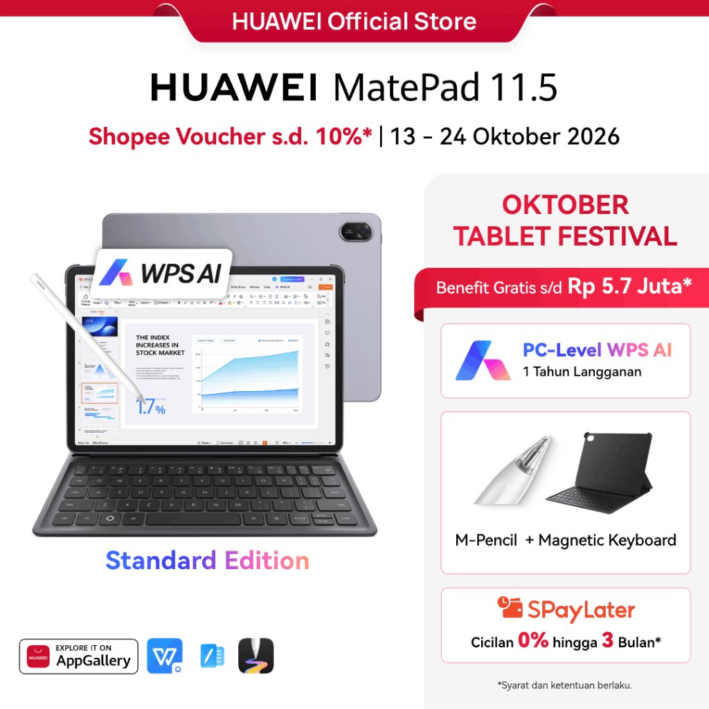 Foto Huawei HUAWEI MatePad 11.5 Standard Tablet
