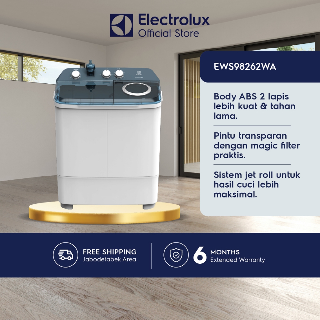 Foto Electrolux Electrolux Mesin Cuci Twin Tub 8kg