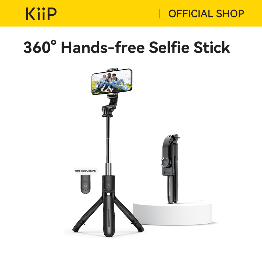 Foto Kiipwireless KiiP Selfie05 Portable Selfie Stick Integrated Tripod 70cm