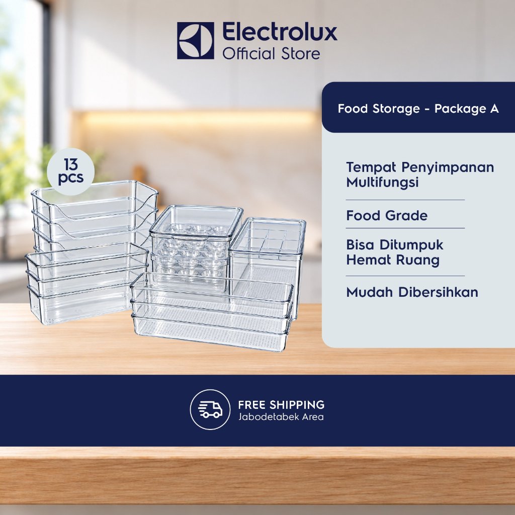 Foto Electrolux Electrolux Package A Food Storage Kulkas Set 13 pcs
